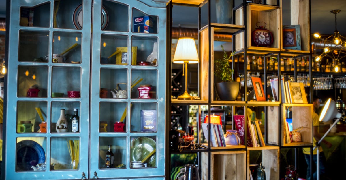 Shelves in the Living Room